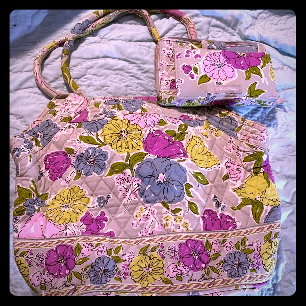 Vera Bradley 3 piece set- Watercolor Pattern